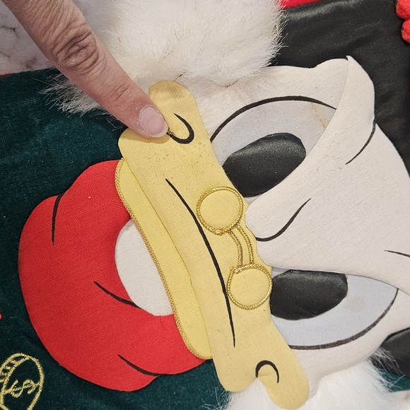Vintage Disney Scrouge McDuck Bah Humbug Christmas Stocking - Picture 4 of 5